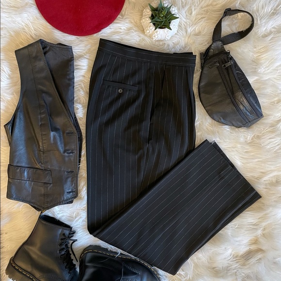 Vintage Liz Claiborne Classic Pinstripe Pants - Picture 15 of 15